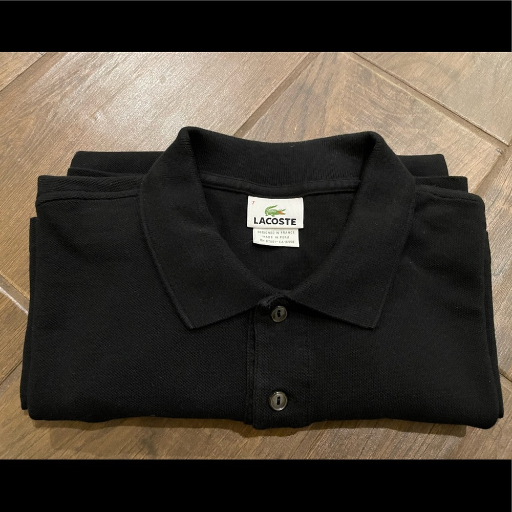 Lacoste Polo Short Sleeve Shirt Men’s size 7 - Picture 2 of 4